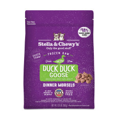 Stella & Chewy's Frozen Dinner Morsels Duck Duck Goose For Cats 鴨朋鵝友(鴨肉及鵝肉配方) 3.5oz